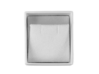 Caja Para Pendientes, Goma Blanca - Imagen Estandar - 4