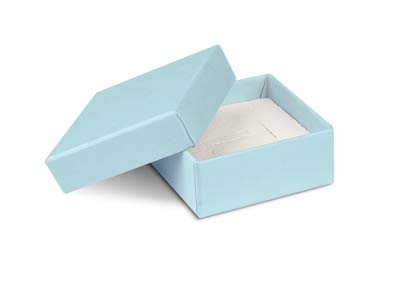 Caja Universal De Cartón Azul Pastel Mediana - Imagen Estandar - 1