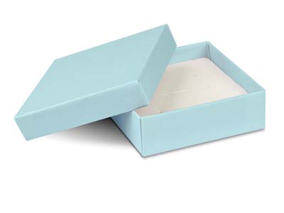 Caja Universal De Cartn Azul Pastel Grande