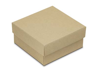 Caja Para Anillos, Papel Kraft Reciclado - Imagen Estandar - 2