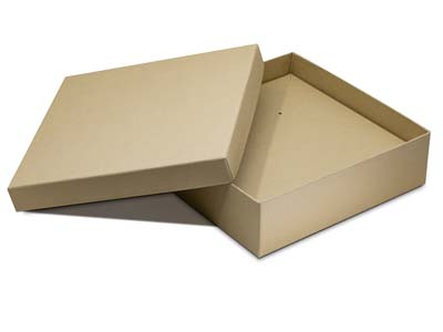 Caja Para Collares, Papel Kraft Reciclado - Imagen Estandar - 1