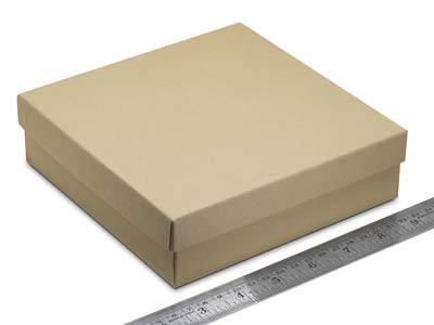 Caja Para Collares, Papel Kraft Reciclado - Imagen Estandar - 3