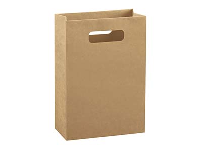 Bolsa De Regalo Grande, Papel Kraft, Paquete De 10 - Imagen Estandar - 1