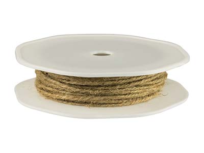 Cordón De Yute Natural 2mm 20 Metros - Imagen Estandar - 1