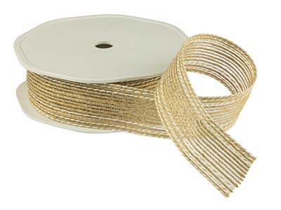 Jute Ribbon Natural 25mm X 10m - Imagen Estandar - 2