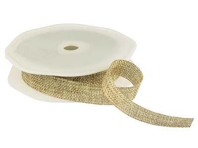 Jute Ribbon Natural 15mm X 10m - Imagen Estandar - 2