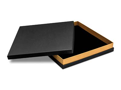 Caja-Para-Collar,-Cartón-Negro-Con-Ba...