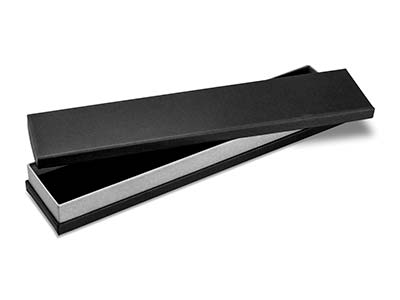 Caja Metalizada Negra Y Plateada Para Pulsera - Imagen Estandar - 1