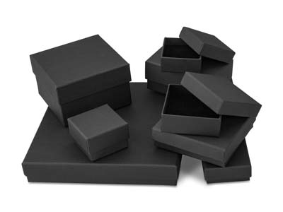 Caja Universal Modelo Mediano, Cartón Negro Mate - Imagen Estandar - 5