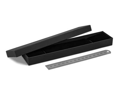 Caja Para Pulseras, Cartón Negro Mate - Imagen Estandar - 3