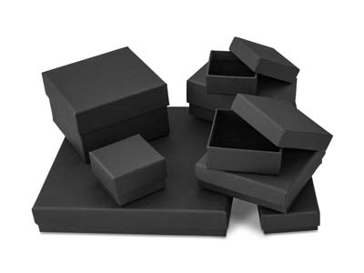 Caja Para Pulseras, Cartón Negro Mate - Imagen Estandar - 5