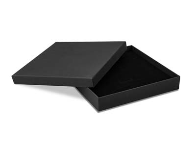 Caja Para Collar, Cartón Negro Mate - Imagen Estandar - 1