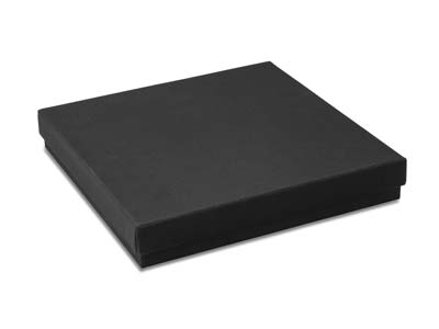 Caja Para Collar, Cartón Negro Mate - Imagen Estandar - 2