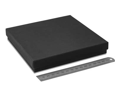 Caja Para Collar, Cartón Negro Mate - Imagen Estandar - 4