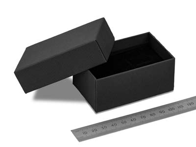 Caja Para Gemelos, Cartón Negro Mate - Imagen Estandar - 3