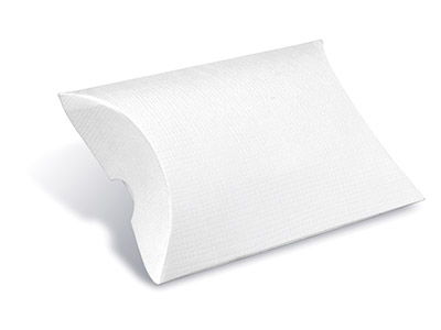 Paquete De 10 Cajas Montables Con Forma De Almohada Montables De Color Blanco