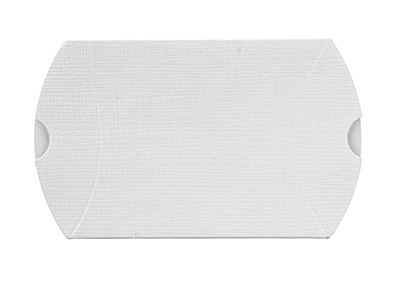 Paquete De 10 Cajas Montables Con Forma De Almohada Montables De Color Blanco - Imagen Estandar - 2
