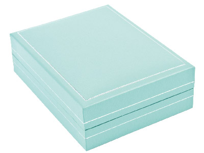 Joyero Para Pendiente, Piel Sint{tica Color Verde Menta - Imagen Estandar - 2