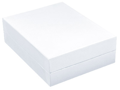 Estuche Para Colgante, Piel Sint{tica Color Blanco - Imagen Estandar - 2