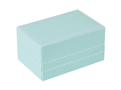 Caja Para Gemelos De Camisa, Piel Sint{tica Color Verde Menta - Imagen Estandar - 2