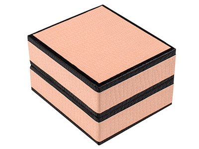 Caja Para Pendientes Vintage, Aspecto De Serpiente Rosa - Imagen Estandar - 2