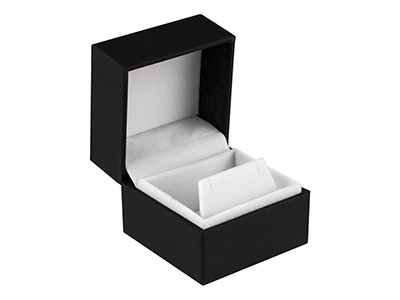 Black Soft Touch Earring Box - Imagen Estandar - 1