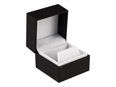 Caja-Para-Aretes,-Goma-Negra