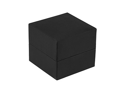 Black Soft Touch Earring Box - Imagen Estandar - 2