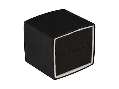 Black Soft Touch Earring Box - Imagen Estandar - 3