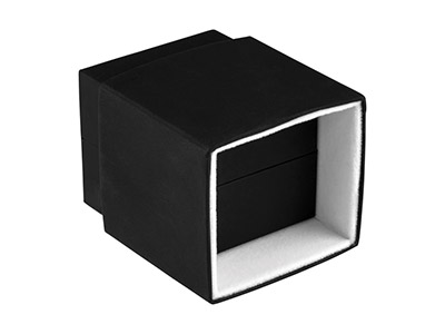 Black Soft Touch Earring Box - Imagen Estandar - 4