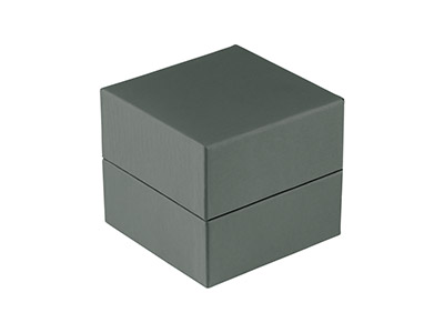 Grey Soft Touch Earring Box - Imagen Estandar - 2