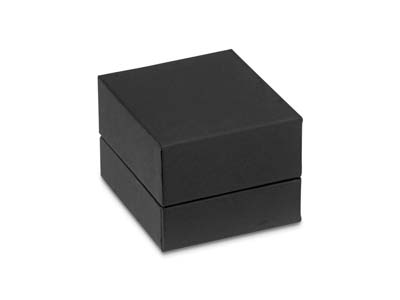 Black Soft Touch Ring Box - Imagen Estandar - 2