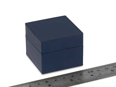 Caja De Anillo Premium, Gomme Azul - Imagen Estandar - 3