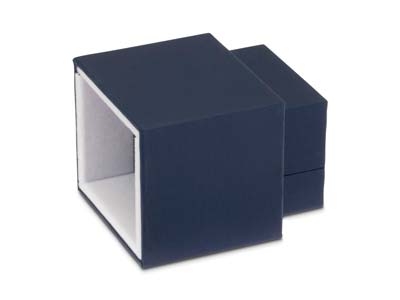 Caja De Anillo Premium, Gomme Azul - Imagen Estandar - 5