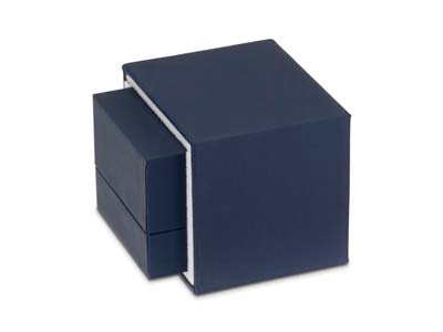Caja De Anillo Premium, Gomme Azul - Imagen Estandar - 6
