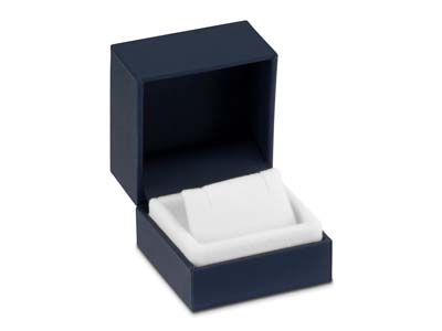Premium Blue Soft Touch E/ring Box - Imagen Estandar - 1