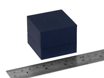 Premium Blue Soft Touch E/ring Box - Imagen Estandar - 3