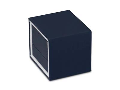 Premium Blue Soft Touch E/ring Box - Imagen Estandar - 4