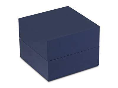 Premium Blue Soft Touch Bangle Box - Imagen Estandar - 2