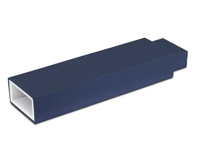 Premium Blue Soft Touch Bracelet Box - Imagen Estandar - 5