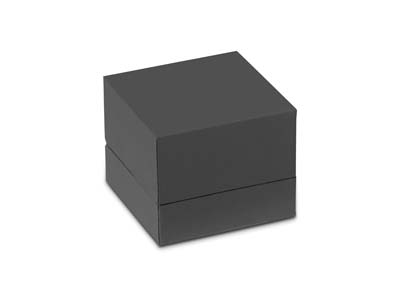 Premium Grey Soft Touch Ring Box - Imagen Estandar - 2
