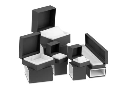 Premium Grey Soft Touch E/ring Box - Imagen Estandar - 8