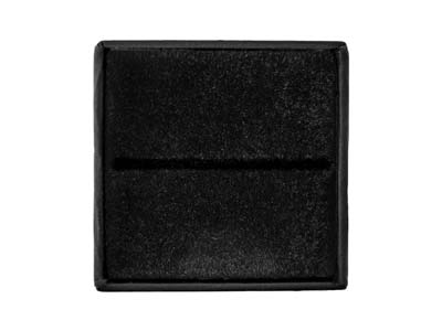Estuche De Anillo Premium, Caucho Negro - Imagen Estandar - 7