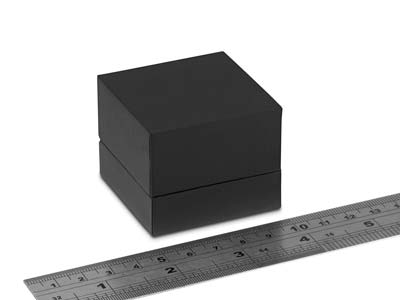Premium Black Soft Touch E/ring Box - Imagen Estandar - 3