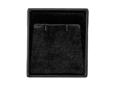 Estuche Para Pendientes De Primera Calidad, Goma Negra - Imagen Estandar - 7