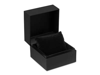 Estuche Para Pulsera Rígida De Primera Calidad, De Caucho Negro - Imagen Estandar - 1