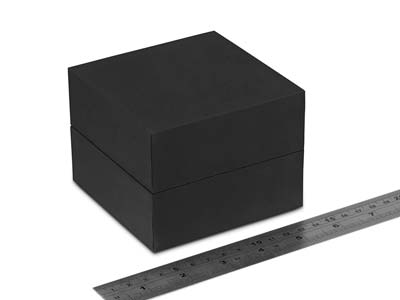 Premium Black Soft Touch Bangle Box - Imagen Estandar - 3