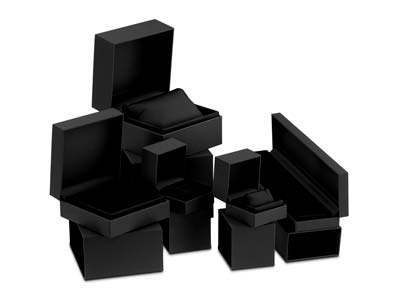Premium Black Soft Touch Bangle Box - Imagen Estandar - 7