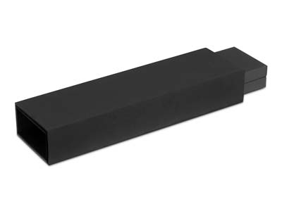 Premium Black Soft Touch Bracelet Box - Imagen Estandar - 5