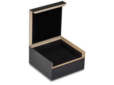 Estuche Universal Pequeño Modelo, Fibra De Madera Negra Lisa - Imagen Estandar - 1